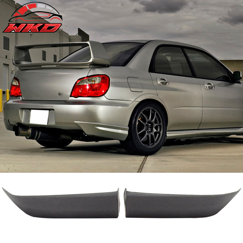 Fits 06-07 Subaru Impreza WRX Rear Bumper Lip Splitter Valance Spats