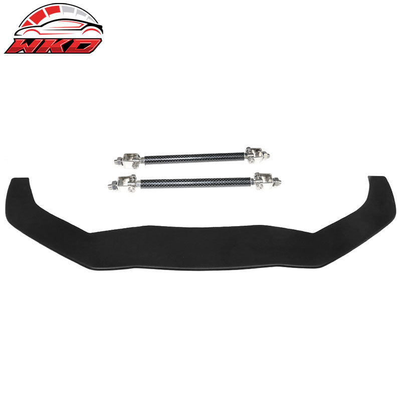 Wholesale 13-20 Toyota 86 Coated Textured Matte Black Front Bumper Lip & Splitter Rod