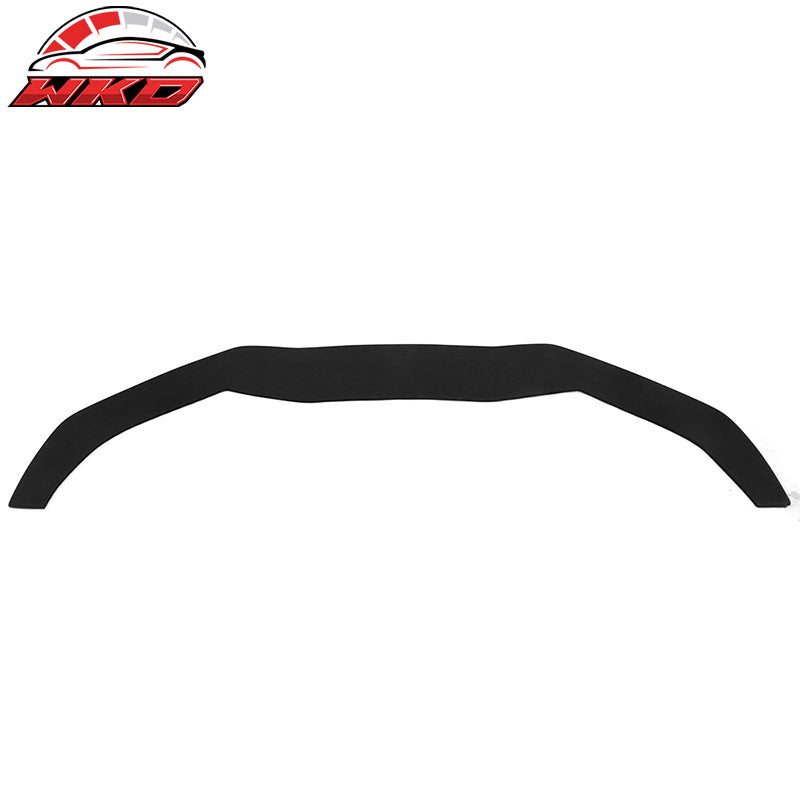 Fits 13-20 Toyota 86 Coated Textured Matte Black Front Bumper Lip & Splitter Rod