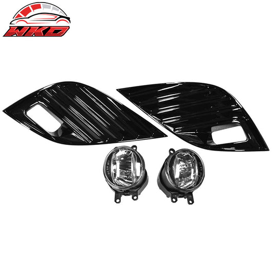 Wholesale 18-20 Toyota Camry SE XSE 2PCS Front Bumper Fog Lights Foglight Lamp Cover - Wikond Auto