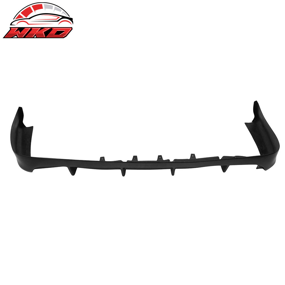 Fits 07-11 Toyota Camry Ikon Aero Style Custom 4Fin Rear Bumper Lip Diffuser PP