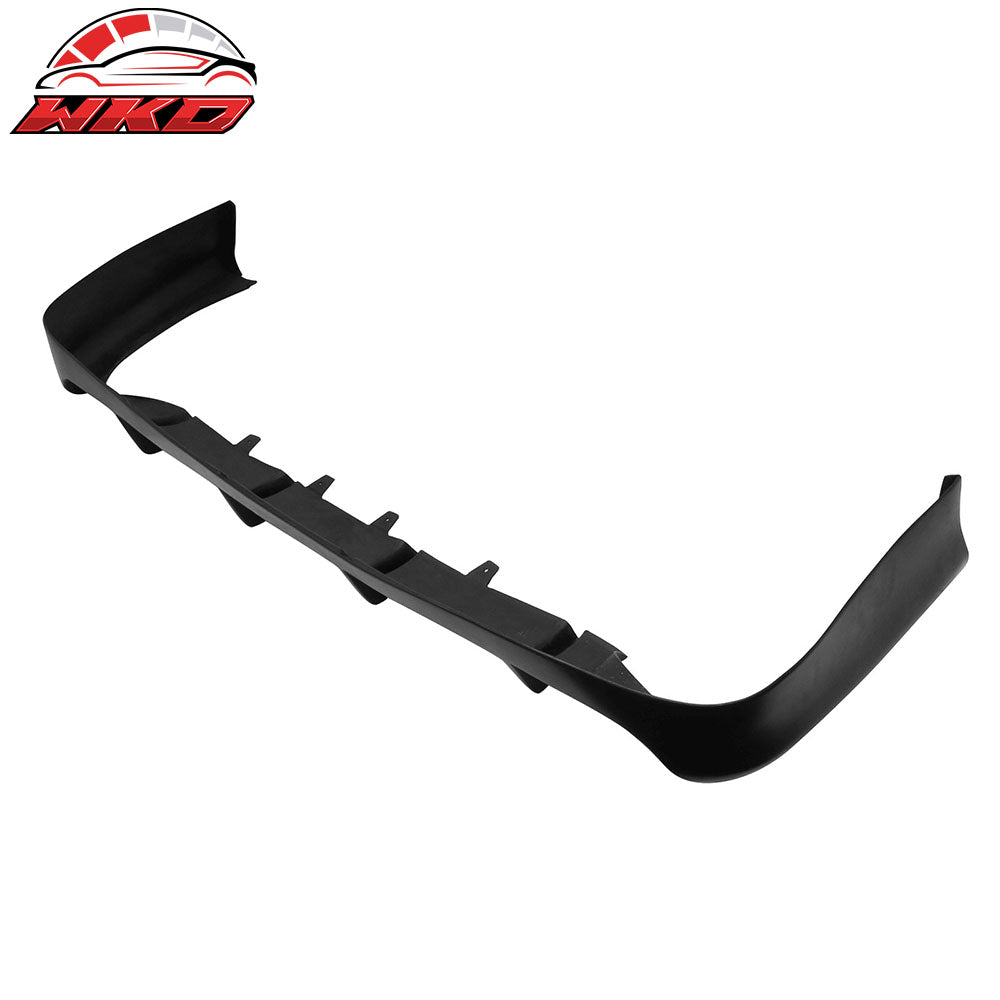 Fits 07-11 Toyota Camry Ikon Aero Style Custom 4Fin Rear Bumper Lip Diffuser PP