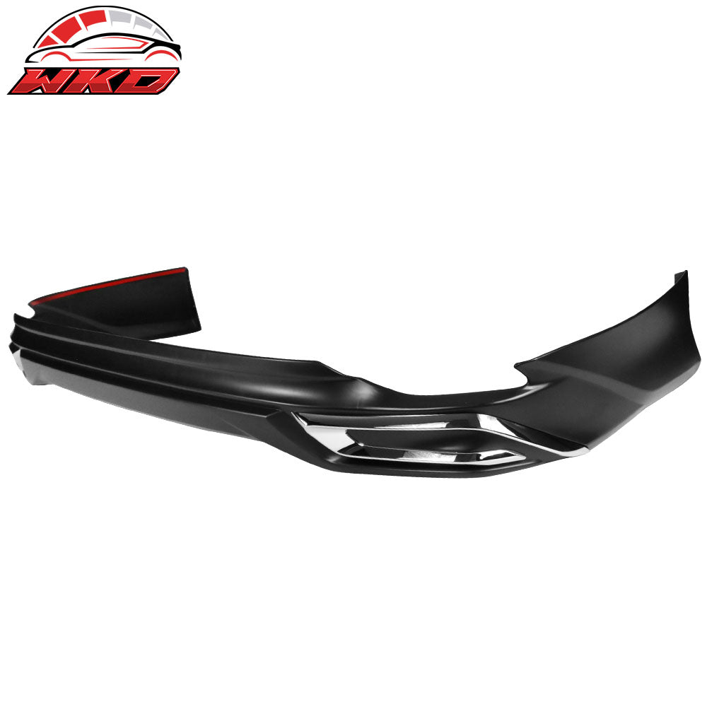 Fits 18-24 Toyota Camry LE MD Style Rear Bumper Lip Diffuser With Chrome Trim