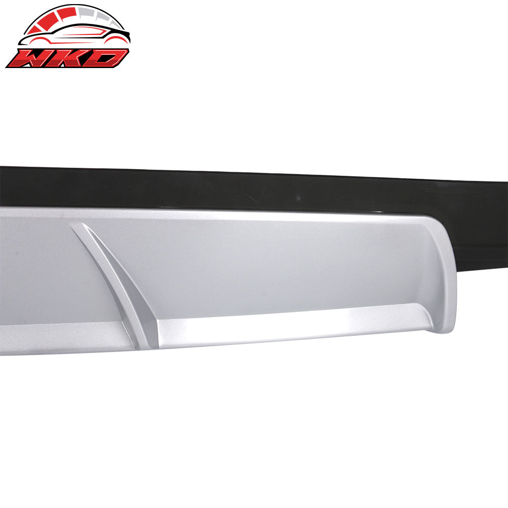 Fits 18-24 Toyota Camry XLE LE V2 Style Rear Bumper Lip Diffuser Valance Kit PP