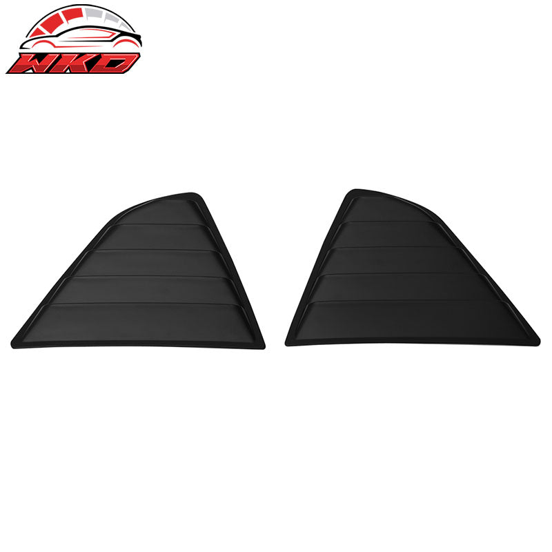 Fits 18-24 Toyota Camry Window Louvers Rear Side Vent Sun Shade Cover 2PC Set
