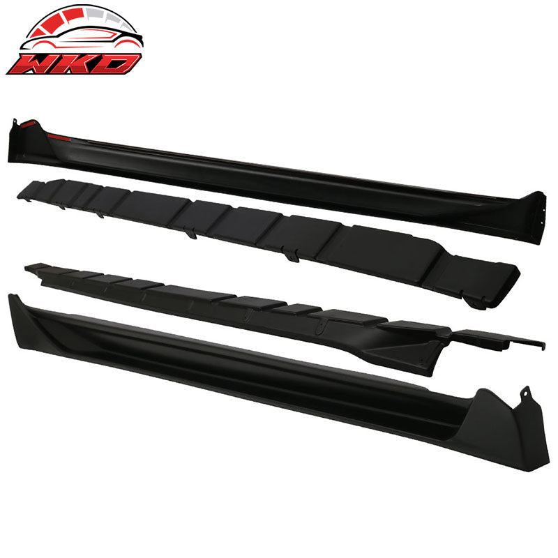 Fits 17-18 Toyota CHR C-HR Aerokit Side Skirts Extension PP