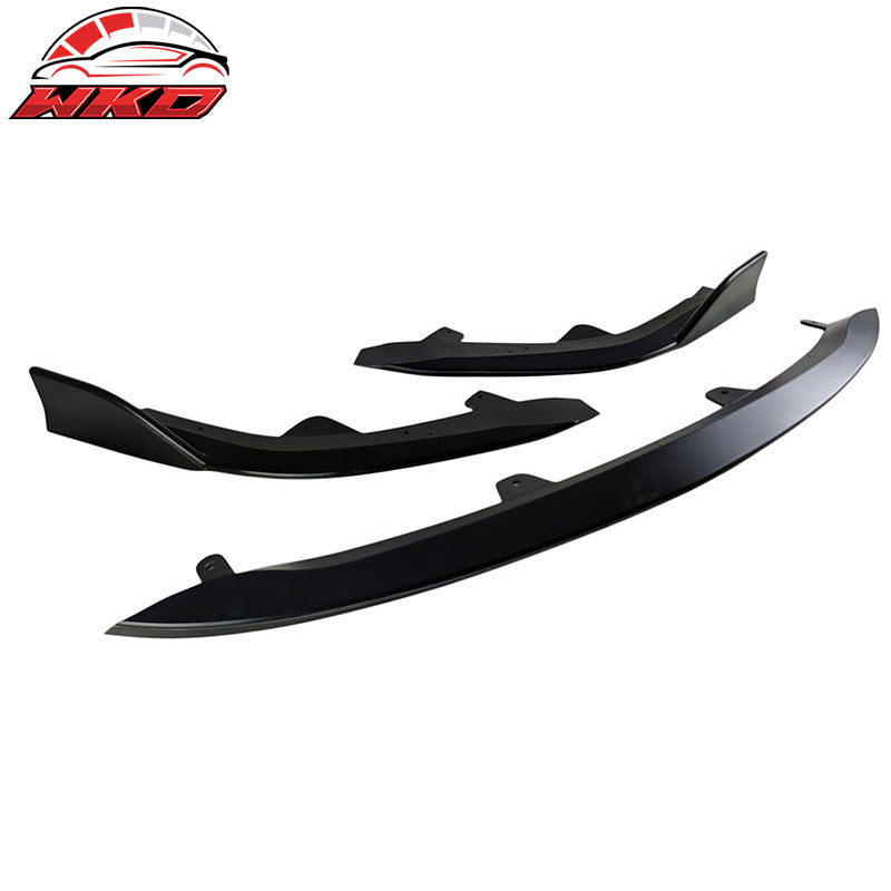 Fits 19-22 Toyota Corolla E210 Hatchback 5Dr 3PCS Front Bumper Lip Matte Black