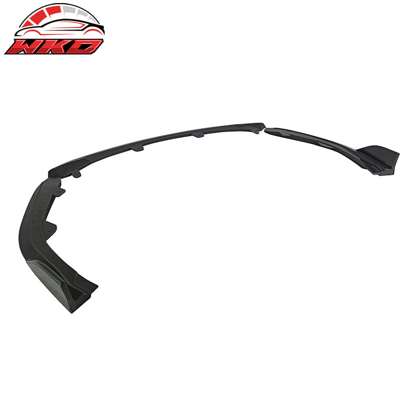 Fits 23-26 Toyota Corolla Hatchback Front Bumper Lip Spoiler Primer Black 3PCS