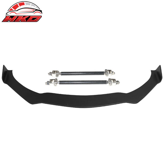 Wholesale 14-16 Toyota Corolla S Coated Textured Matte Black Front Lip & Splitter Rod