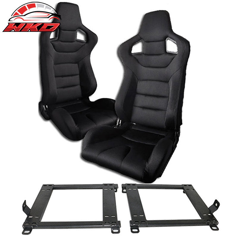 Wholesale 1990-1999 Toyota MR2 W20 SW20 Chassis Racing Seats + Bracket Pair