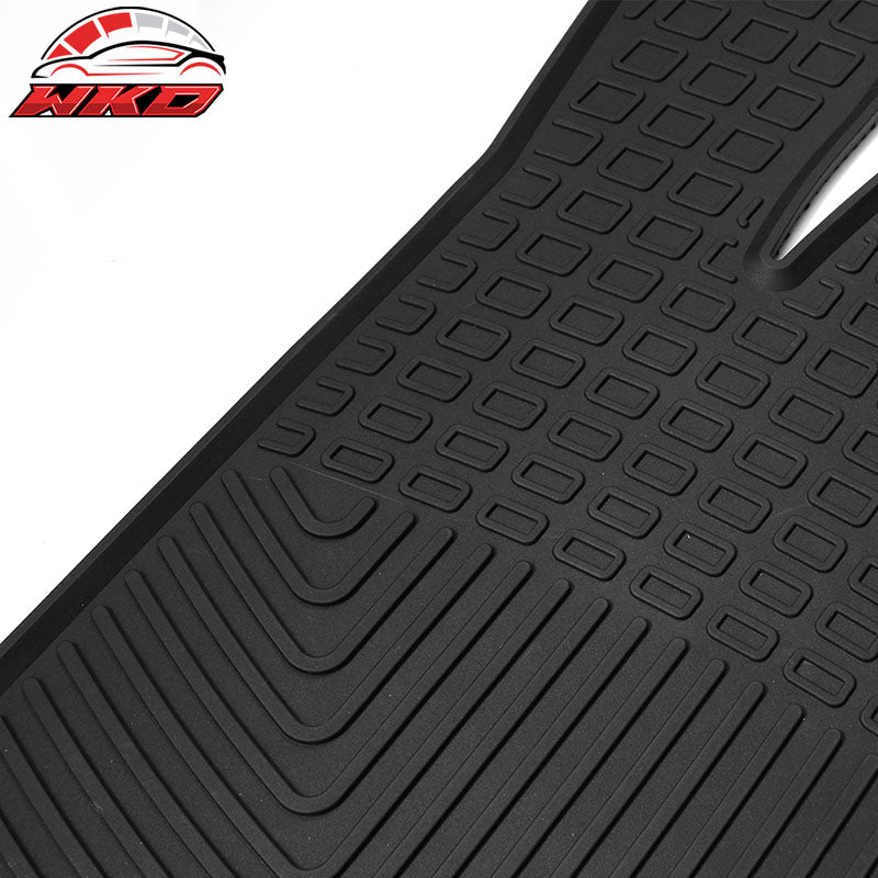 Fits 13-18 Toyota RAV4 XA40 Heavy Duty Black Latex Floor Mats Front & Second Row