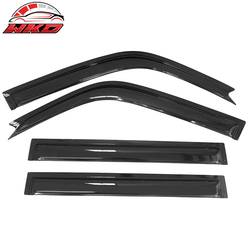 Fits 96-00 Toyota RAV4 Window Visors Acrylic Sun Guard Rain Deflector 4Pc Set