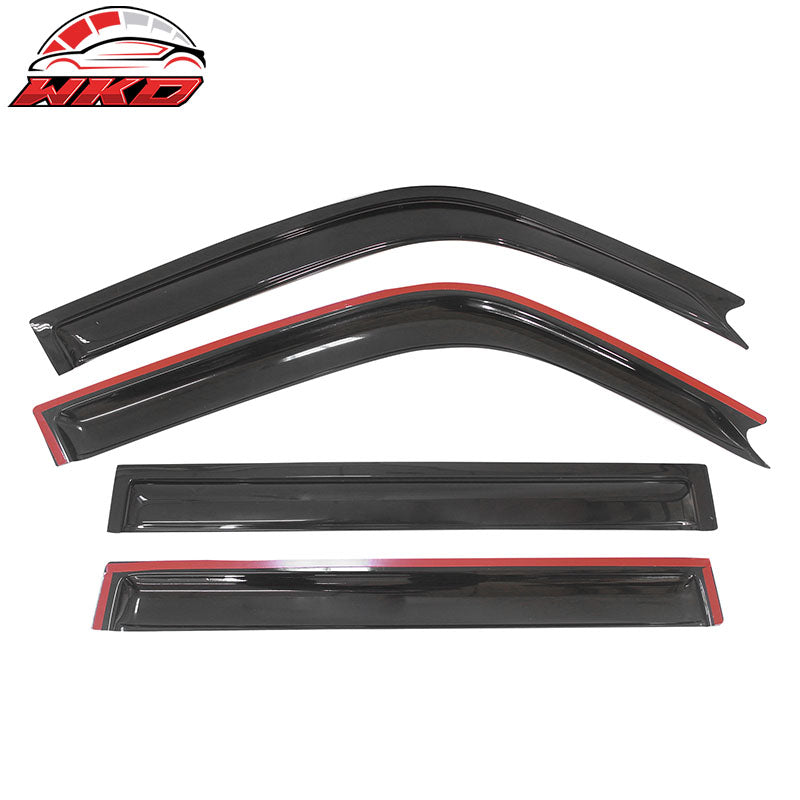 Fits 96-00 Toyota RAV4 Window Visors Acrylic Sun Guard Rain Deflector 4Pc Set
