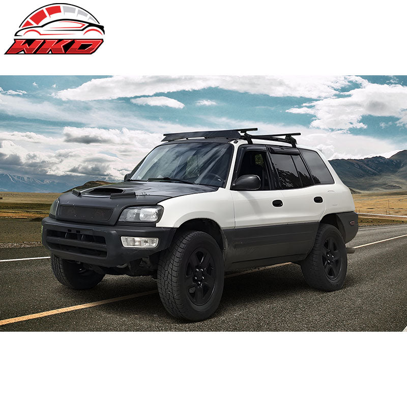 Fits 96-00 Toyota RAV4 Window Visors Acrylic Sun Guard Rain Deflector 4Pc Set
