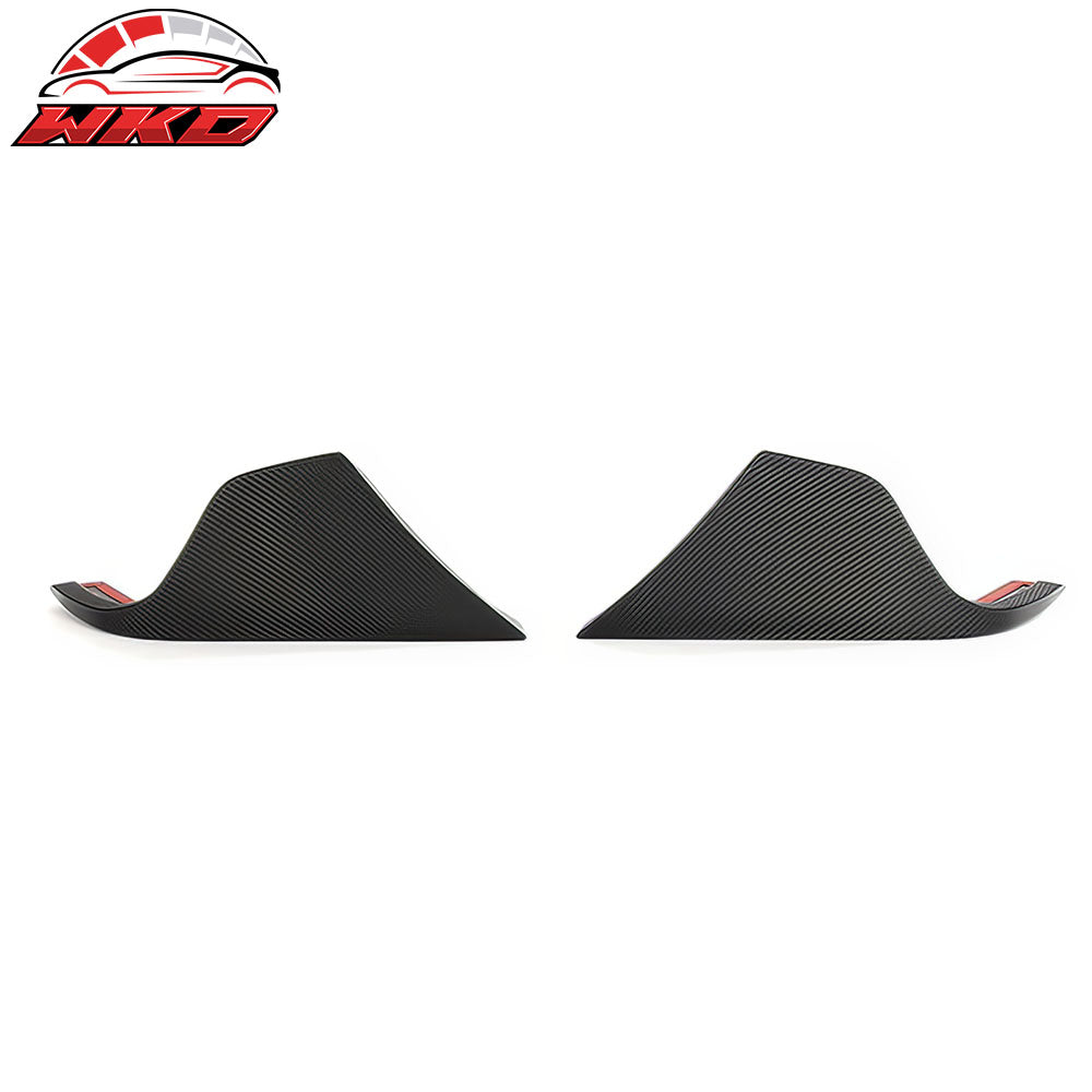 Fits 20-25 Toyota GR Supra A90 A91 AG Style Rear Bumper Apron Gloss Carbon Fiber