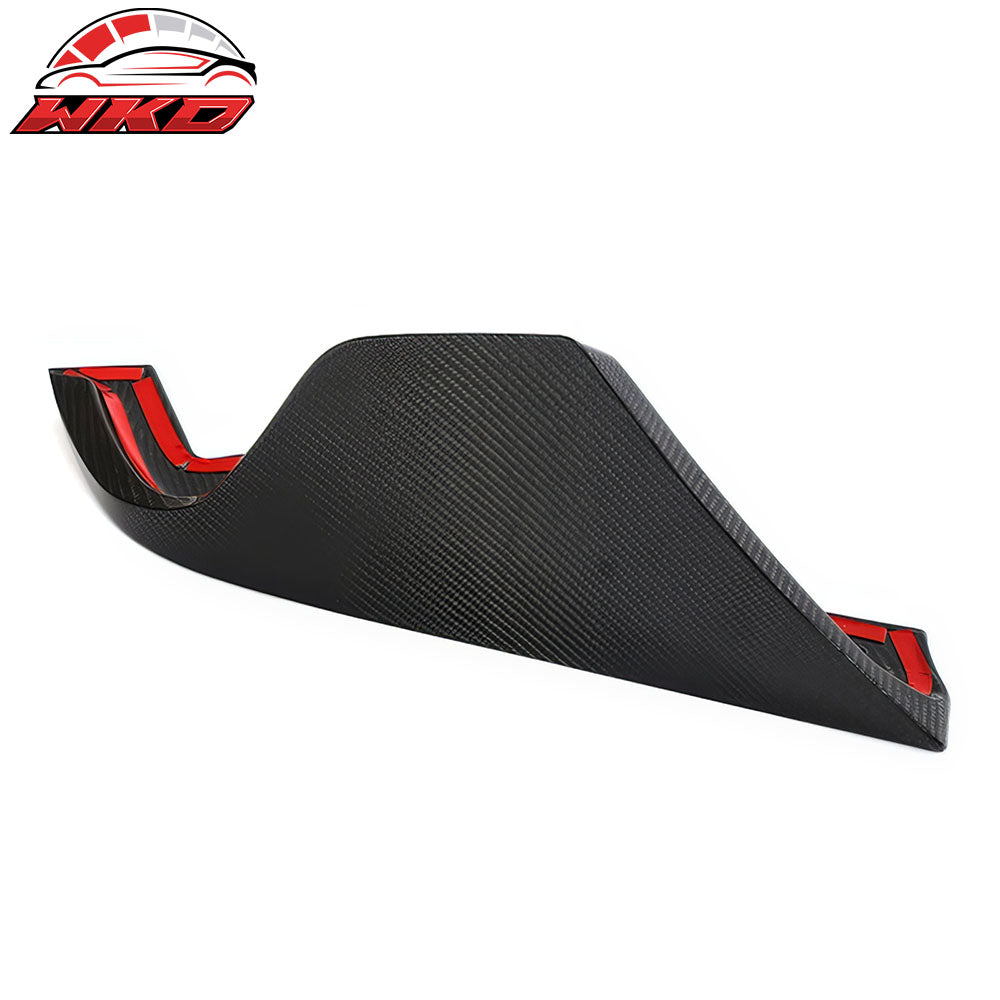 Fits 20-25 Toyota GR Supra A90 A91 AG Style Rear Bumper Apron Gloss Carbon Fiber