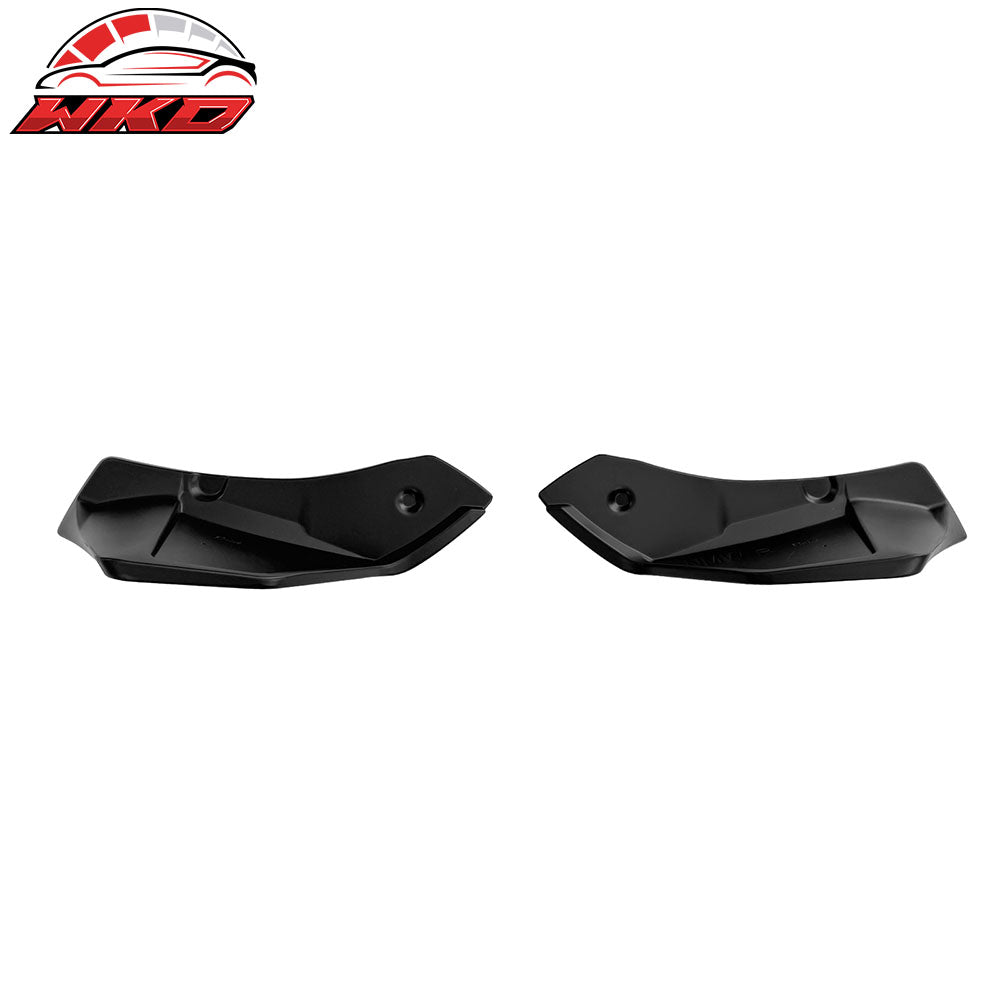Fits 20-25 Toyota GR Supra A90 A91 Rear Bumper Splitters AG Style Matte Black