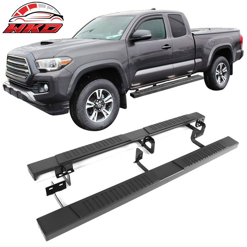 Fits 05-22 Toyota Tacoma Extended Cab Running Boards Side Step Bar 69" Pair