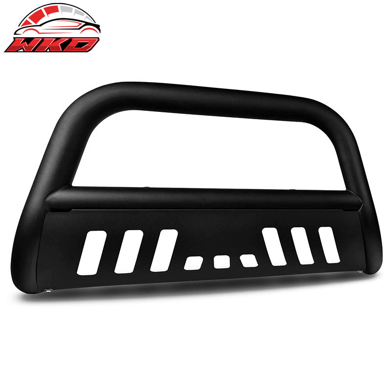 Fits 07-16 Toyota Tundra Sequoia Bull Bar Front Bumper Grille Grill - Black