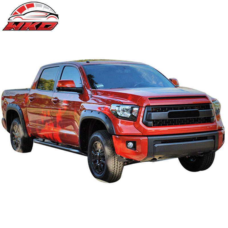 Fits 14-20 Toyota Tundra Pocket Rivet Style Fender Flares 4PC - PP