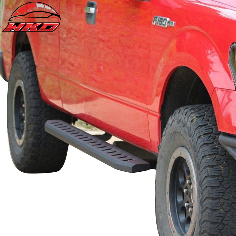 Fits 07-21 Toyota Tundra CrewMax Cab Side Step Rails Nerf Bars Running Boards