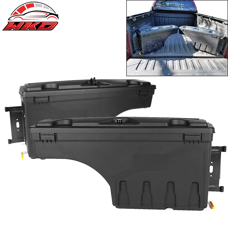 Fits 07-19 Toyota Tundra ABS Truck Bed Storage Box Toolbox  Left Right