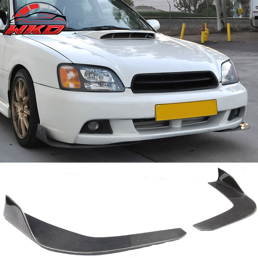 Universal Fit Carbon Fiber CF Winglet Type 3 Front Bumper Lip Splitter