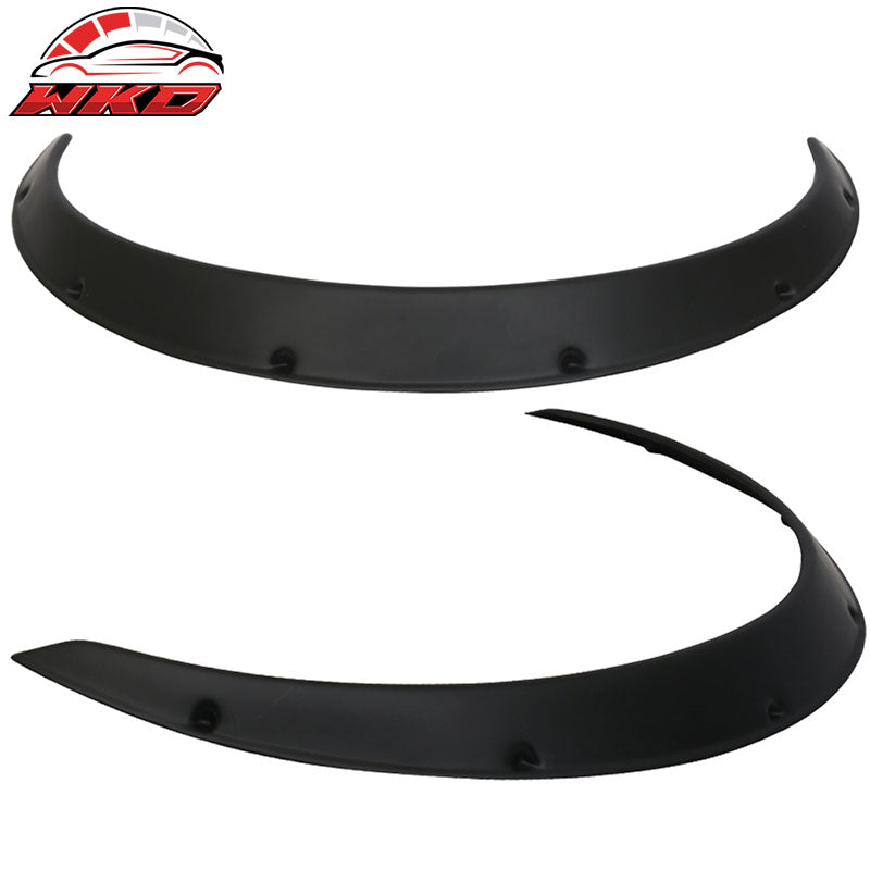 Ikon V3 Universal 50mm Front 90mm Wide Rear Polypropylene Fender Flares Set of 4