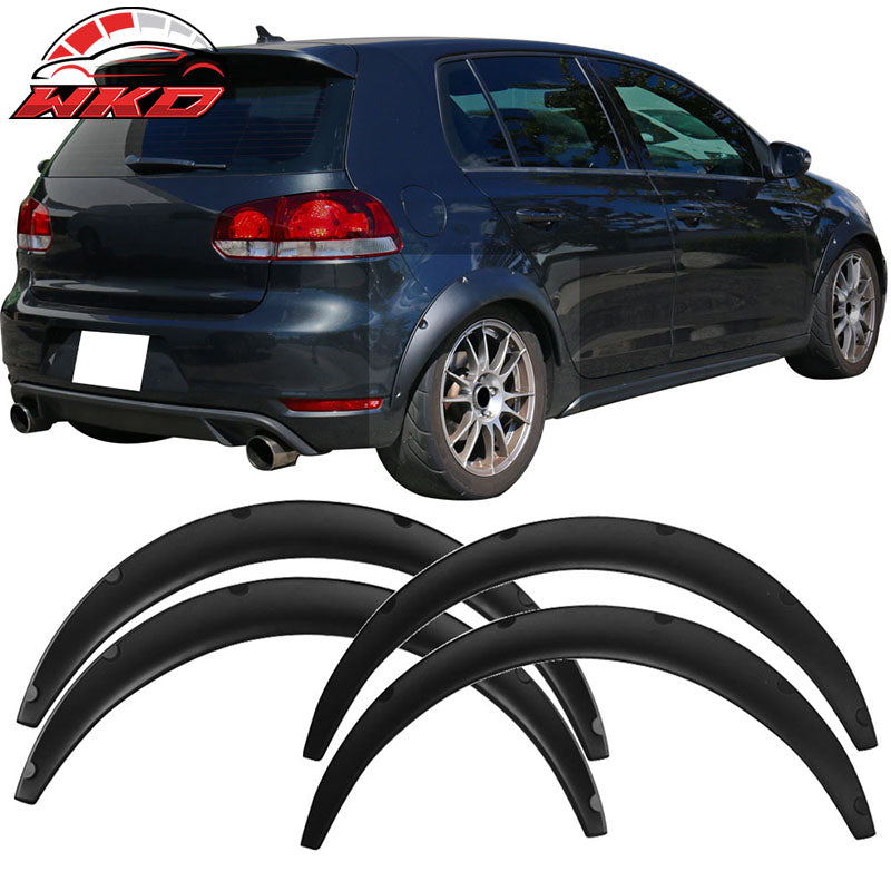 Ikon V2 Universal 70mm Wide PU Fender Flares 4PC Set