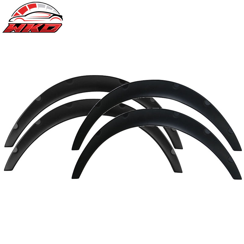 Ikon V2 Wholesale Universal 50mm Wide PU Fender Flares 4 Pieces Set