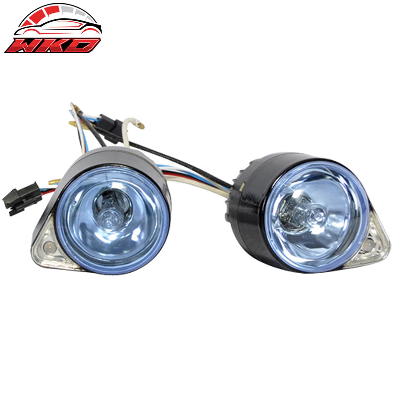 Wholesale Universal Fog Lights Driving Lamps W/ Seven Color LED W/ Wiring - Wikond Auto