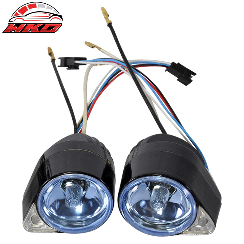 Wholesale Universal Fog Lights Driving Lamps W/ Seven Color LED W/ Wiring - Wikond Auto