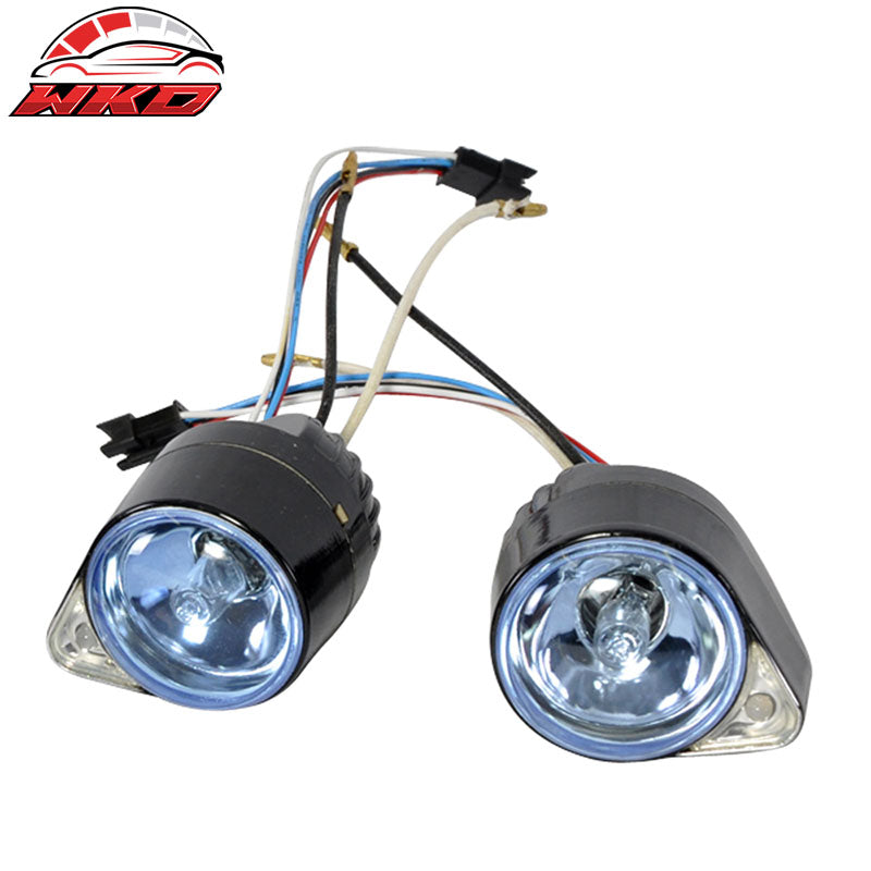 Wholesale Universal Fog Lights Driving Lamps W/ Seven Color LED W/ Wiring - Wikond Auto