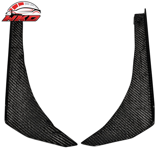 Wholesale Universal Front Canards Front Bumper Lip Splitter Spats - Carbon Fiber (CF)