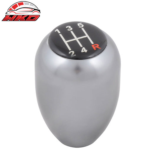 Wholesale Universal Gunmetal M10 5 Speed Manual Type R Short Shift Knob Shifter Gear Boot - Wikond Auto