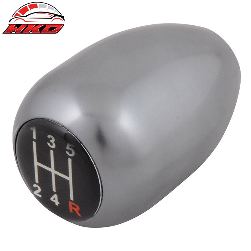Universal Gunmetal M10 5 Speed Manual Type R Short Shift Knob Shifter Gear Boot