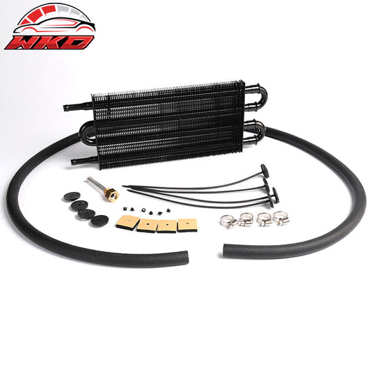 Wholesale Universal Full Aluminum Remote Transmission Oil Cooler Kit Auto/MT Radiator