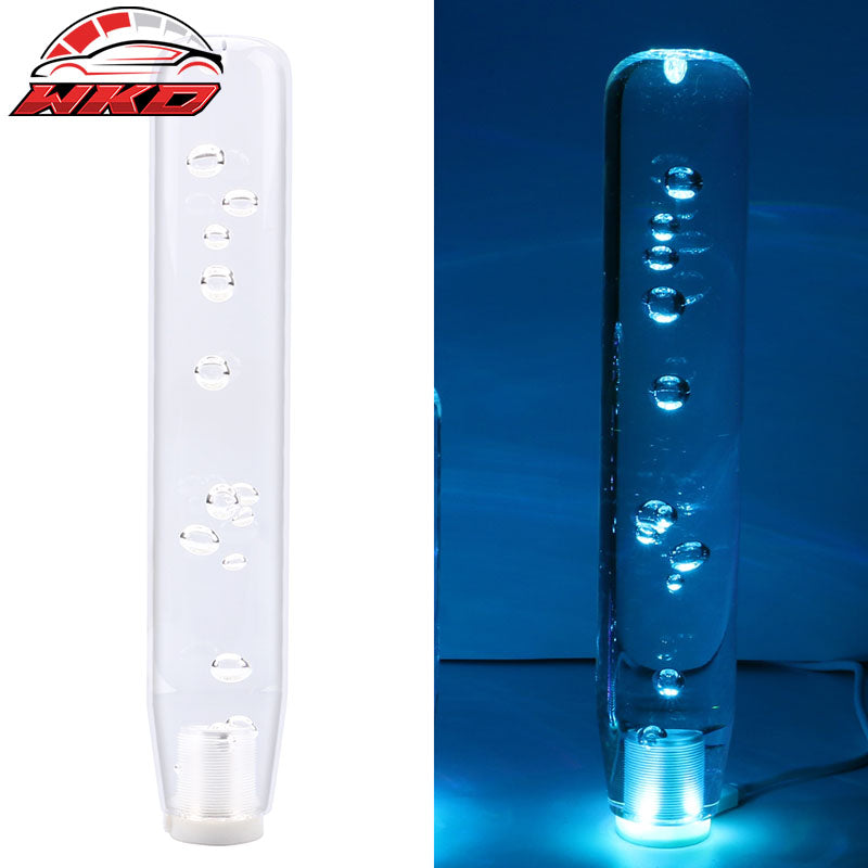 Universal Crystal Bubble LED Shift knob Shifter Head Manual Gear Shifter Cover