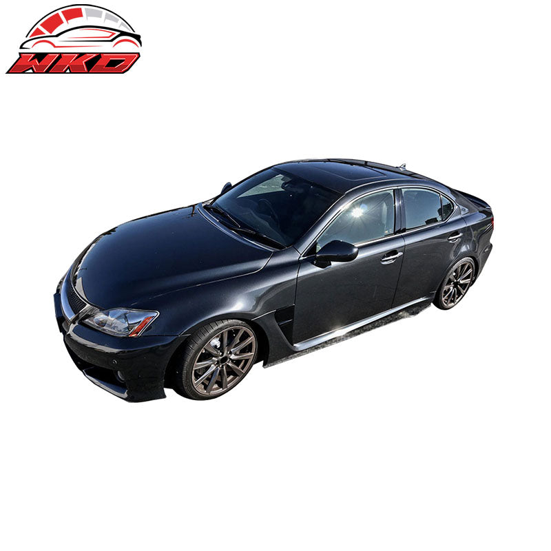 Universal 77.5" Side Skirts Flat Bottom Line Forged Carbon Fiber