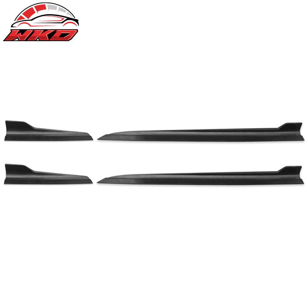 Wholesale Universal Fit IKON Style 4PCS Side Skirts Extension Rocker Panels Added on PP