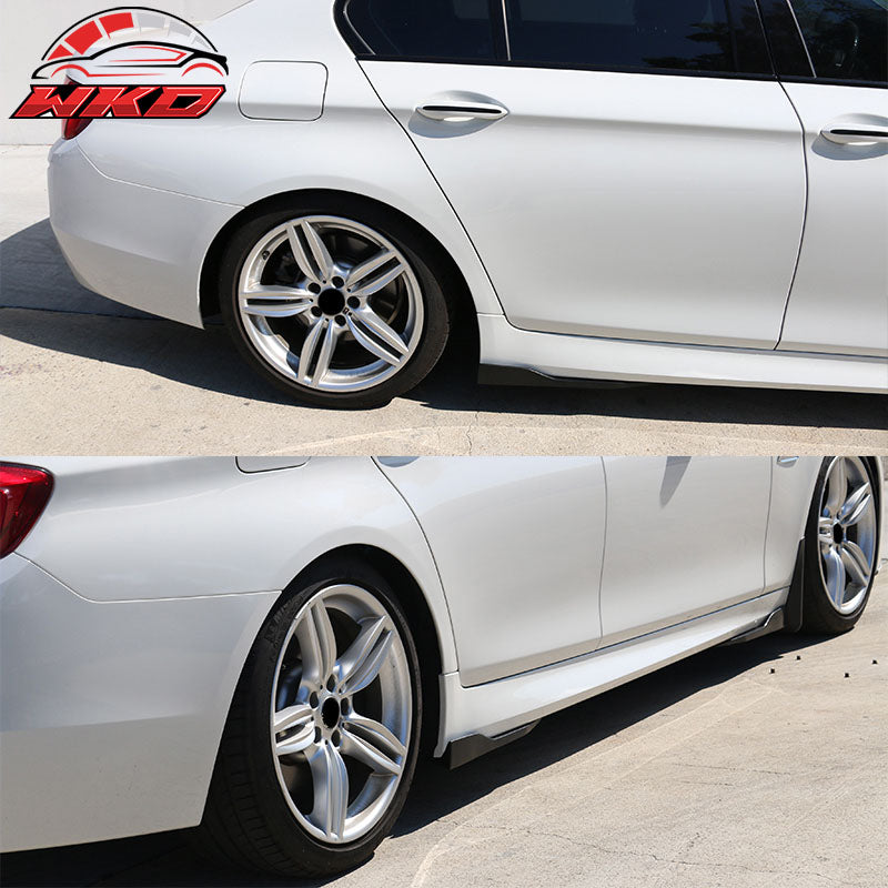 Universal V4 Side Skirts Extension Winglet Wind Blades Rocker Splitter 2PC - PU
