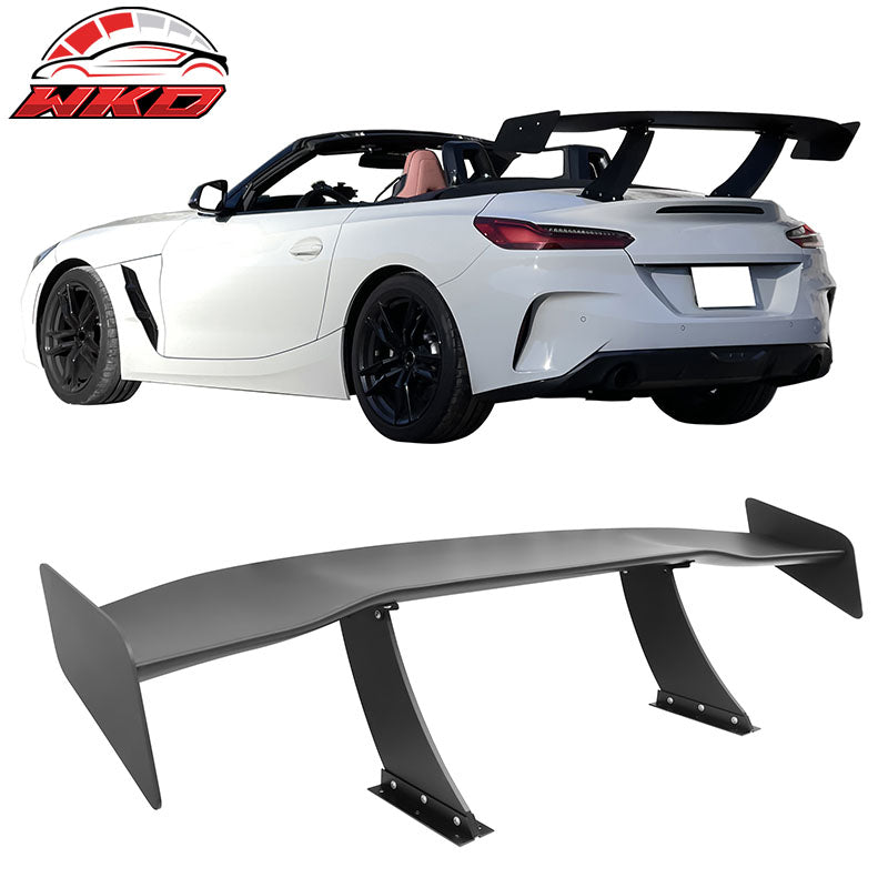 Universal 65" GT Trunk Spoiler Adjustable Rear Racing Wing (V4A Leg + V4D Plate)