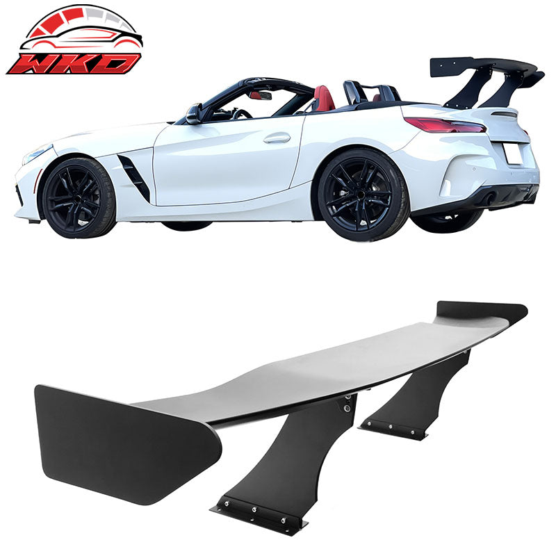 Universal 65" GT Trunk Spoiler Adjustable Rear Racing Wing (V4B Leg + V4A Plate)