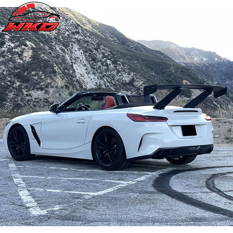 Universal 65" GT Trunk Spoiler Adjustable Rear Racing Wing (V4D Leg + V4C Plate)