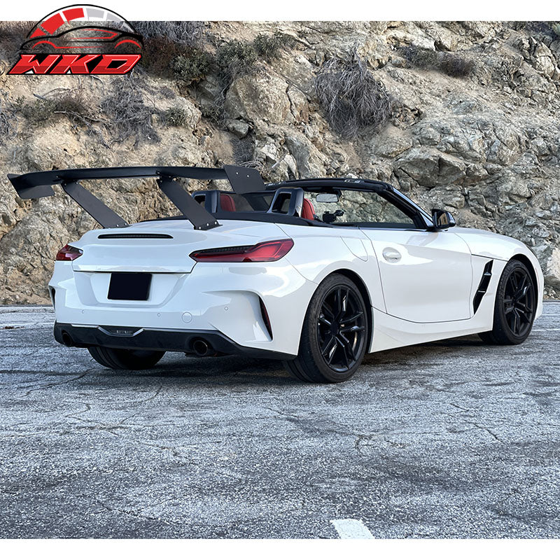 Universal 65" GT Trunk Spoiler Adjustable Rear Racing Wing (V4D Leg + V4D Plate)