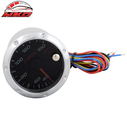 2" 7 Color Water Temp Gauge Silver Digital Temperature Car Wholesale Universal Auto Meter