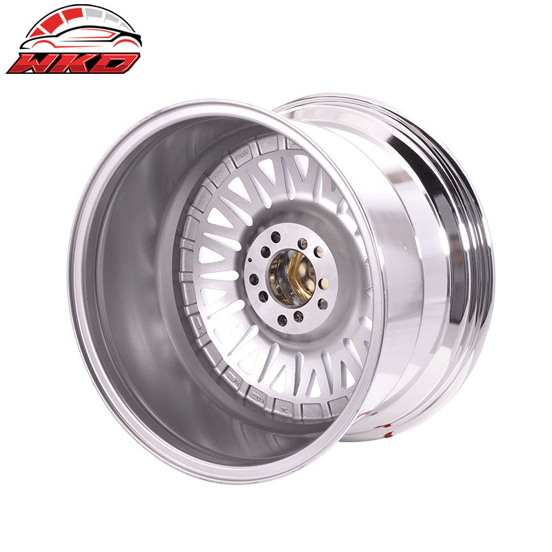(4) 17X10 +25 5X100 / 5X114.3 Step Lip Deep Dish Mesh Wheels Rim(Infiniti Lexus)