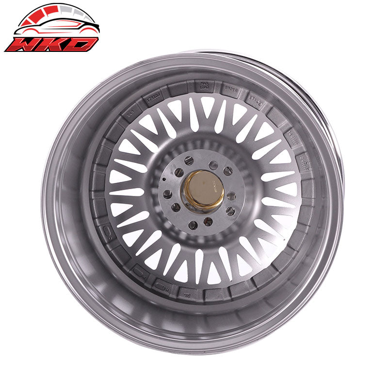 (4) 17X10 +25 5X100 / 5X114.3 Step Lip Deep Dish Mesh Wheels Rim(Infiniti Lexus)