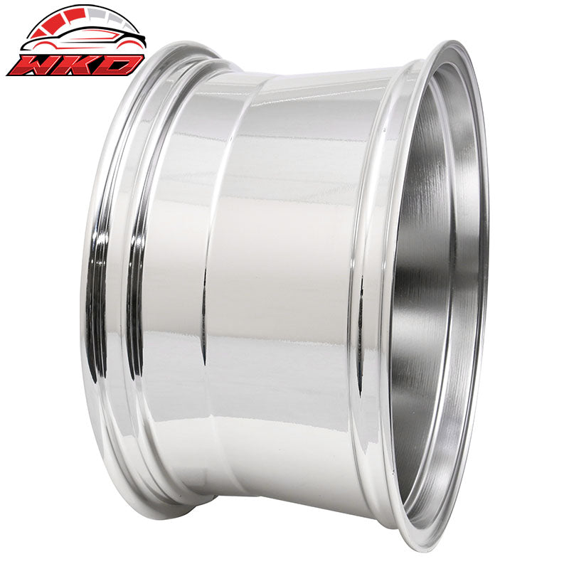 (4) 18X10 +30 5X100 / 5X114.3 Step Lip 5 Spoke Wheels Rim Kit Replacement