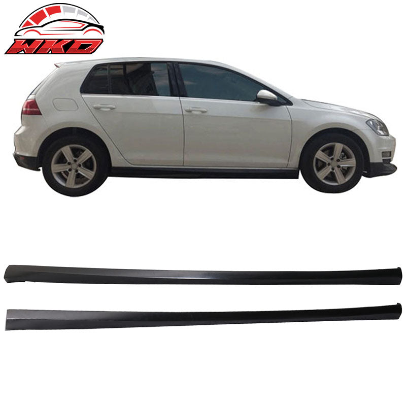 Fits 15-16 VW Golf 7 Type A Side Skirts Pair Left Right Unpainted - PU